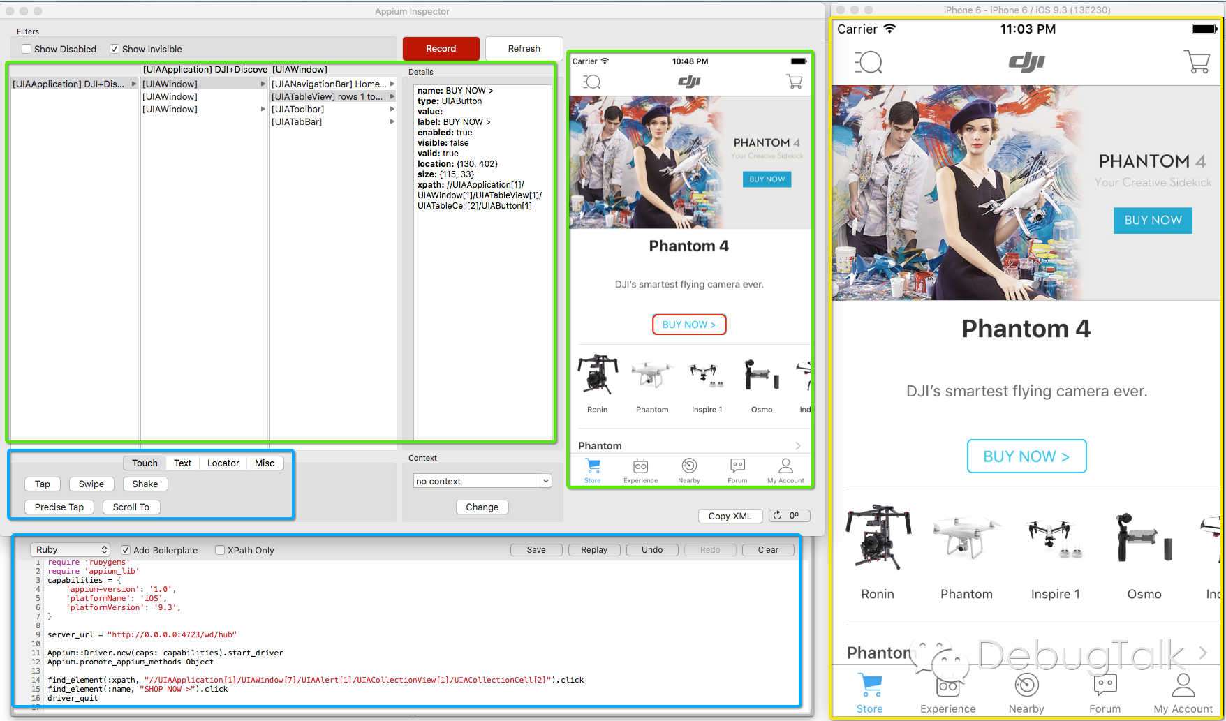 Appium inspector introduction